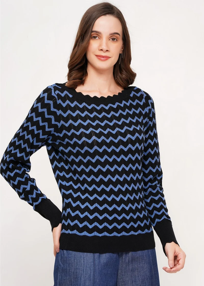 Circus sweater black/dutch blue
