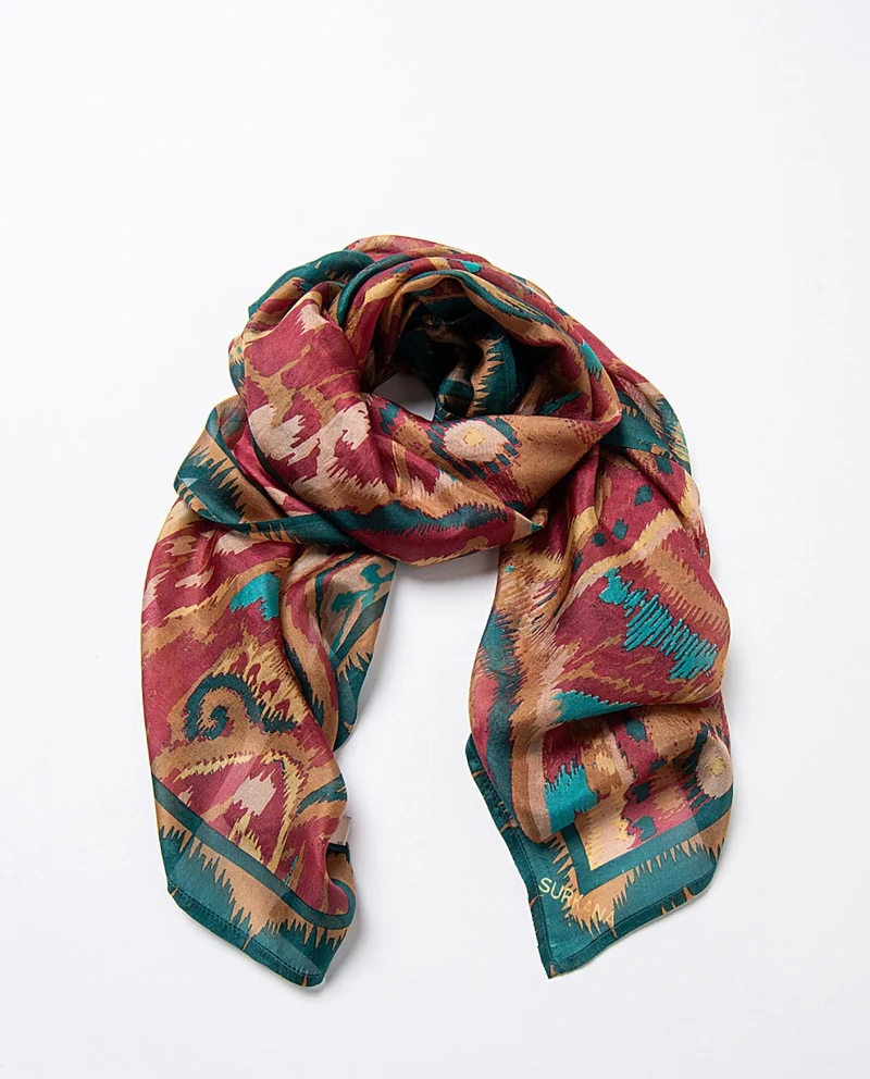Surkana square printed scarf tile