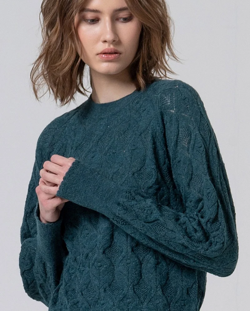 Surkana fantasy knit sweater blue