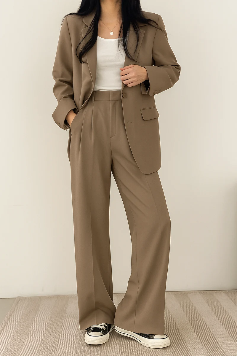 Nathalia | Tweedelig Broekpak met Blazer voor Dames