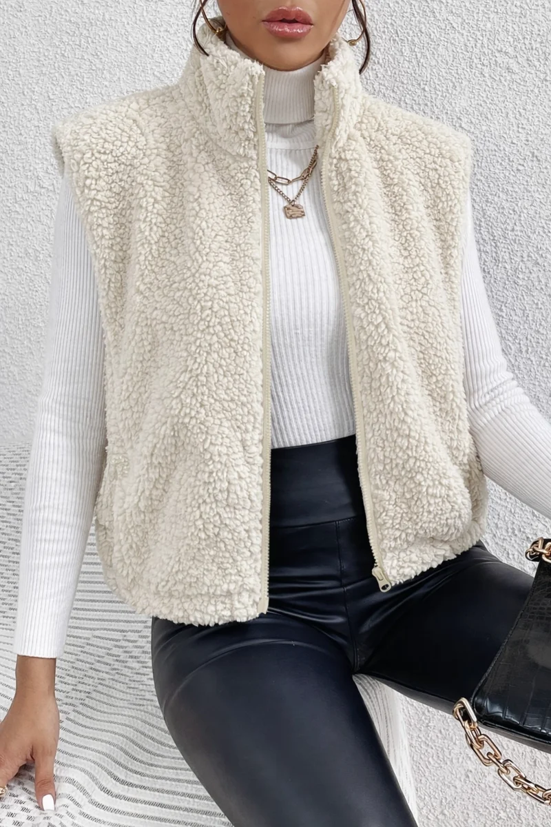 Kaeleigh | Zacht Teddy Gilet voor Dames