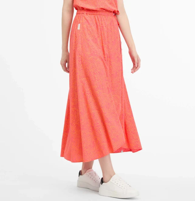 Ragwear sabinna print skirt coral