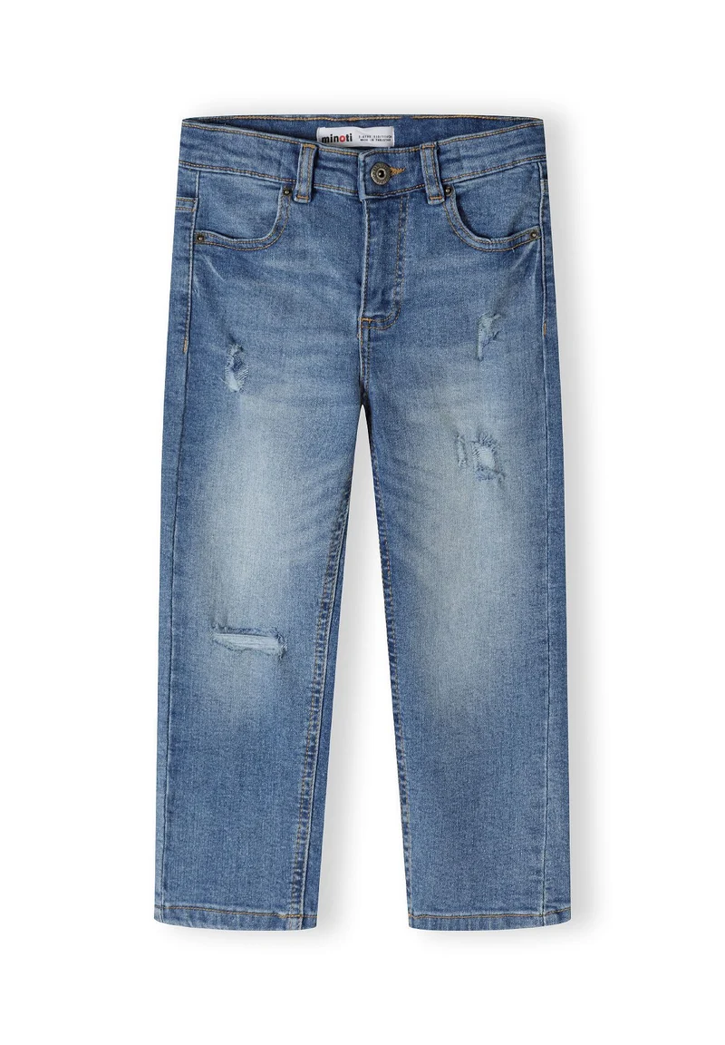 Boys' distressed jeans in blue