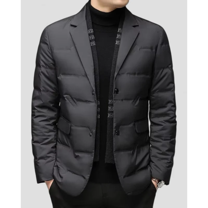 Heren Gewatteerd Quilted Jacket – Elegant & Veelzijdig