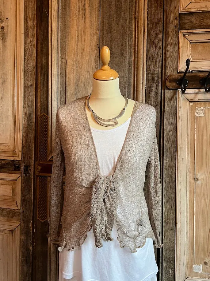 Normal Crazy - Vestje Ikat - #72 Taupe Ikat