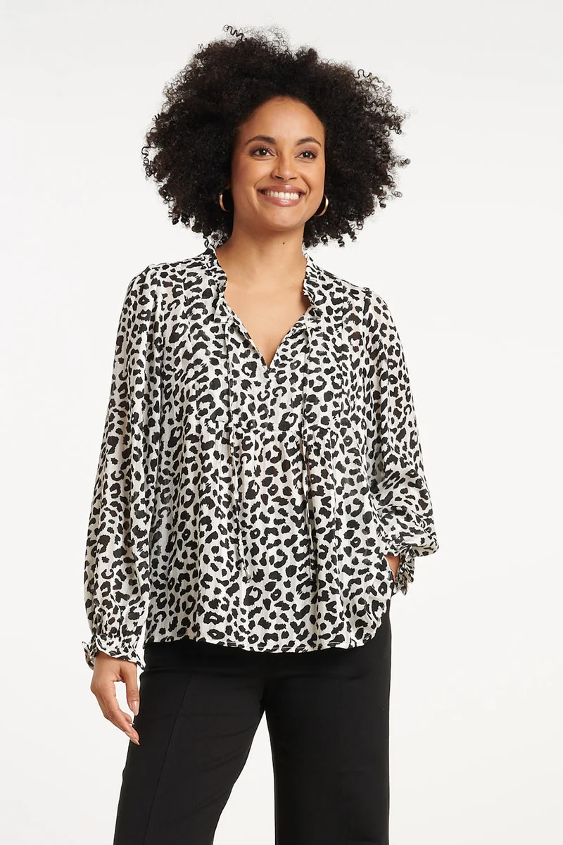 35111, Tops | White - Black