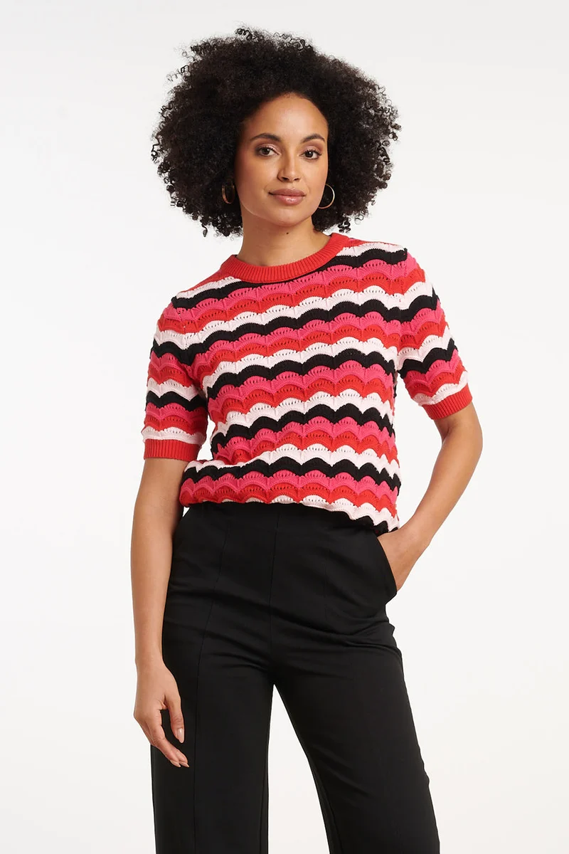 35198, Tops | Pink - Muticolour