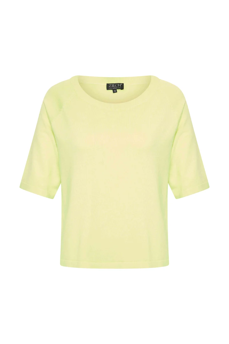 Zilch top round neck fresh lemon