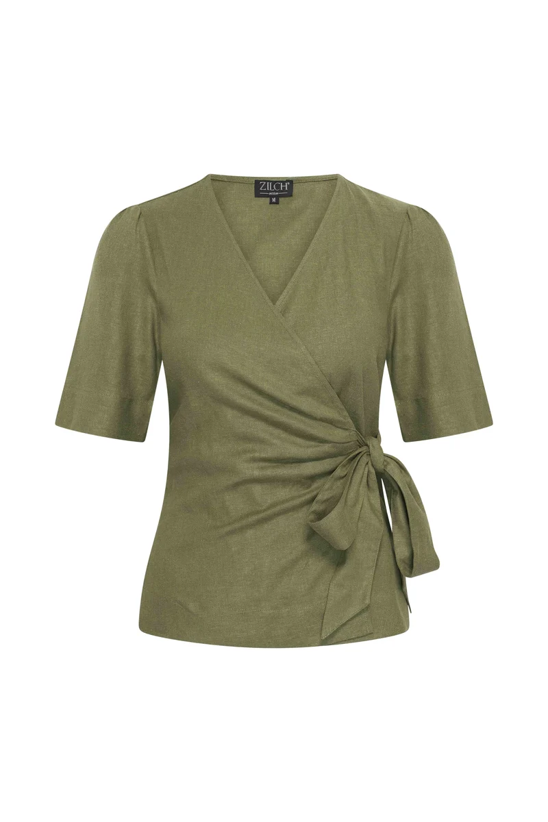 Zilch top wrap army