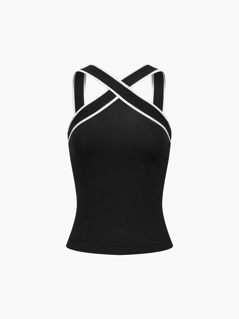 Aevy | Cross Halter Top voor Dames
