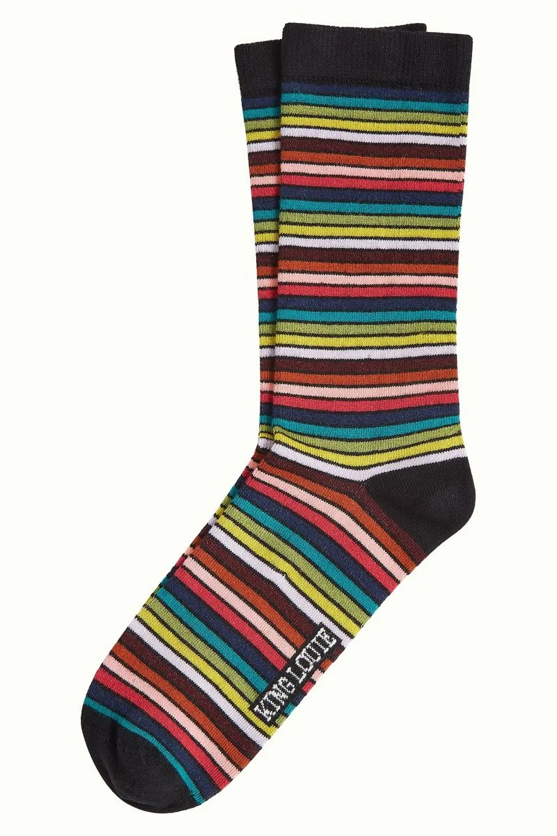 King Louie Socks Lumi Stripe Black
