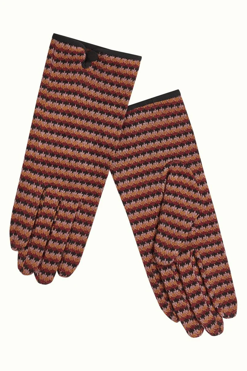King Louie Glove Lush Rhubarb Red
