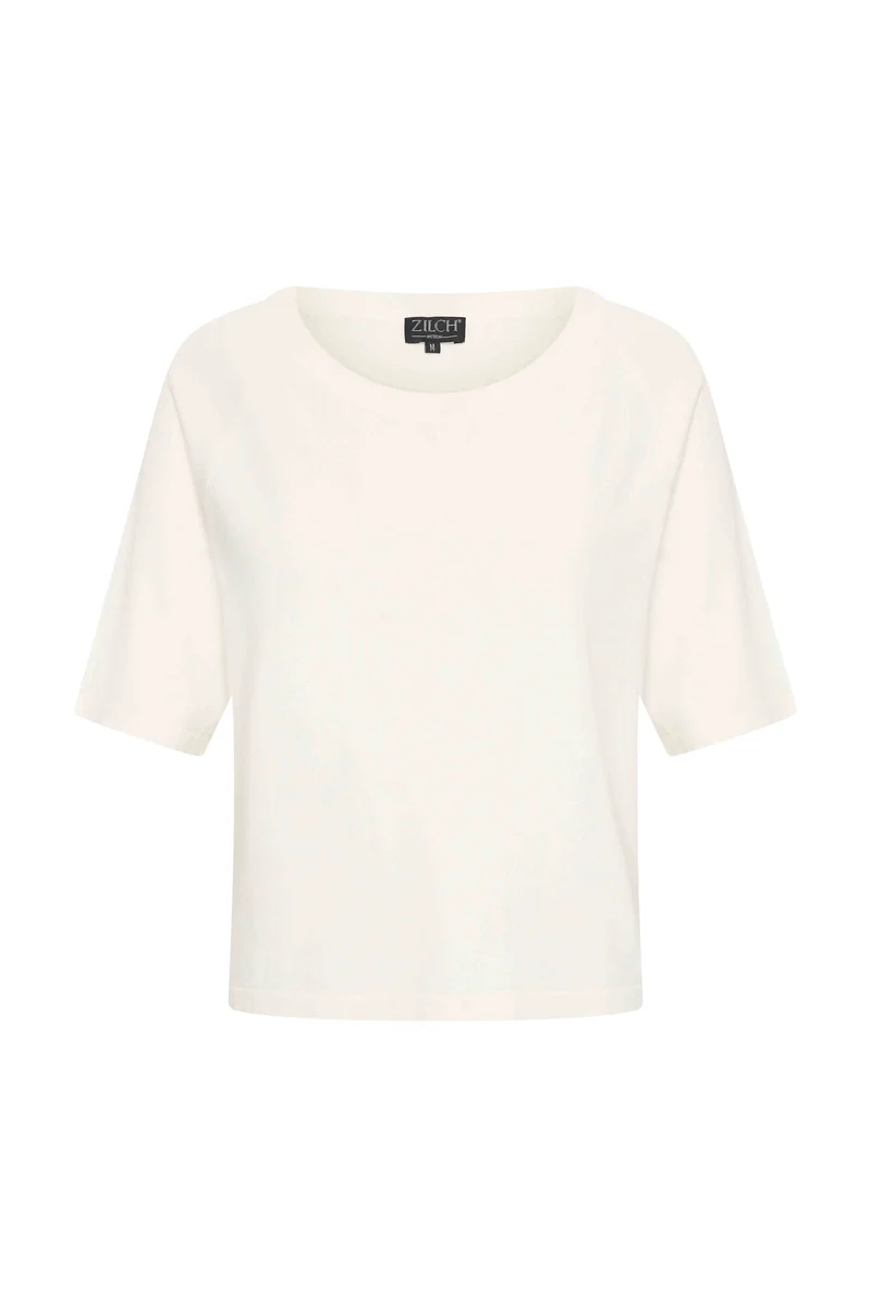 Zilch top round neck off white