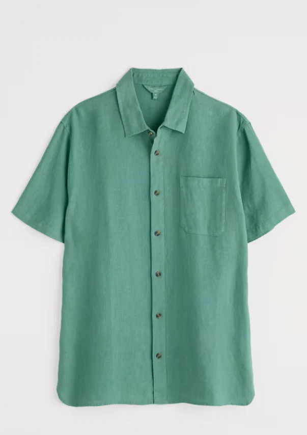 Seasalt Cornwall men's carne shirt mineral