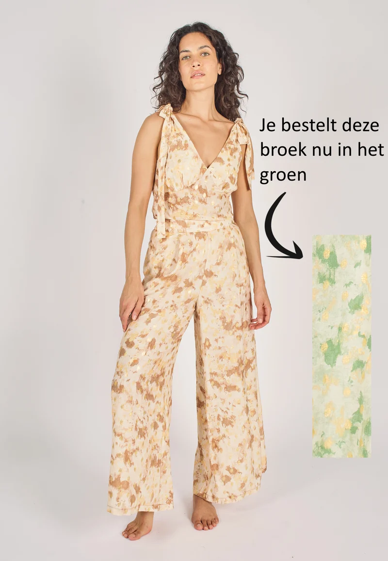 Traffic People evie trousers GREEN