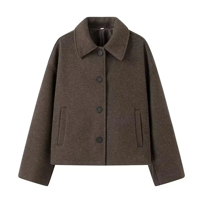 Dames Korte Jas met Oversized Pasvorm - Elegant & Comfortabel