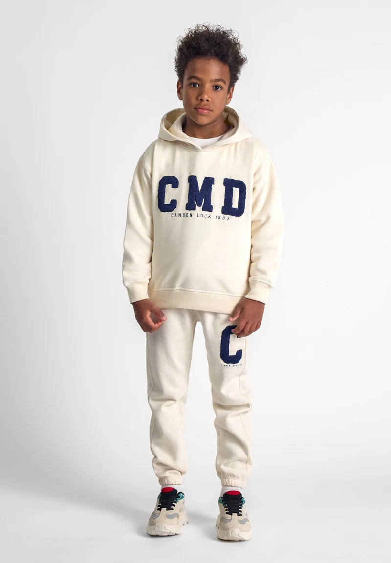 Boys' hoodie and joggers set in cream