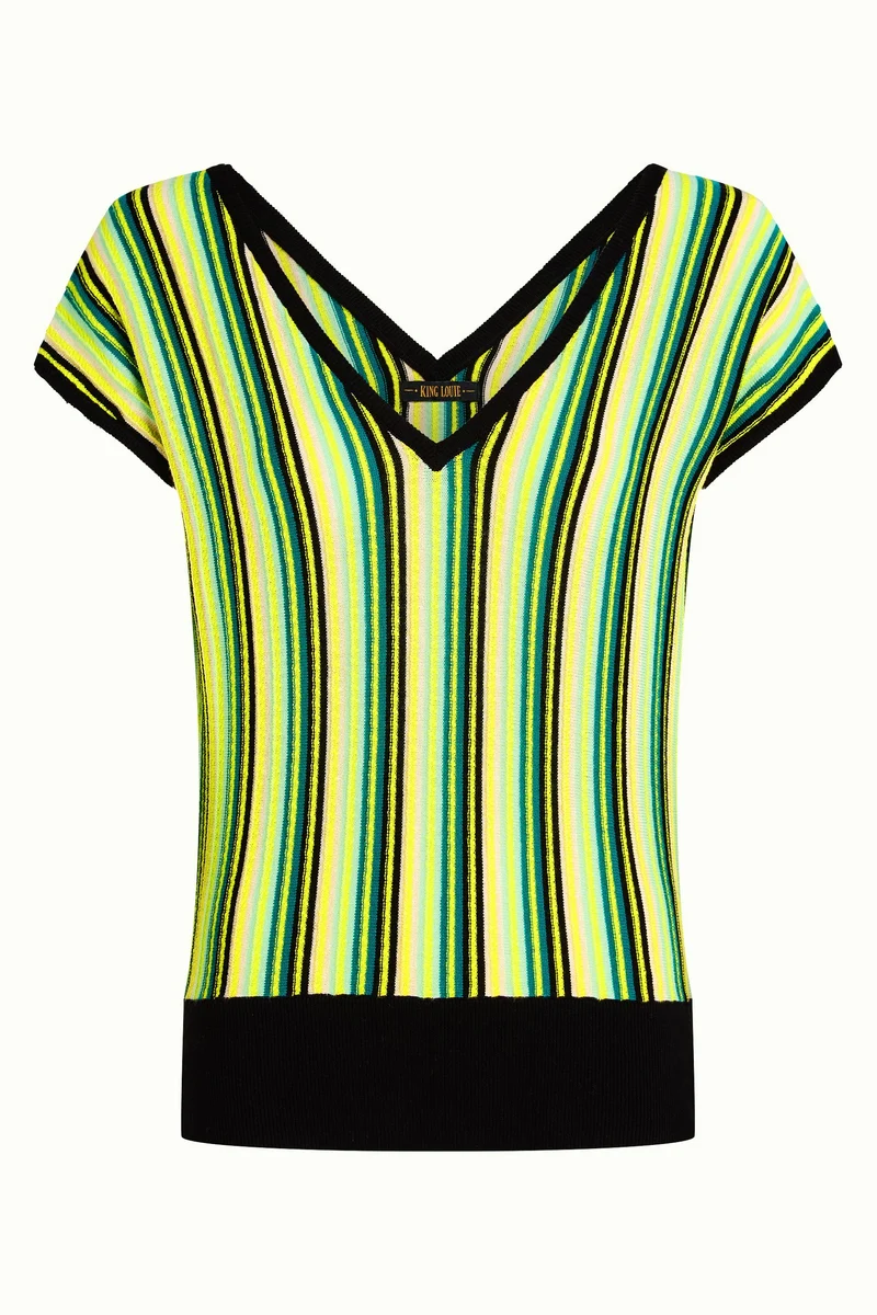 King Louie kate top riva paradise green