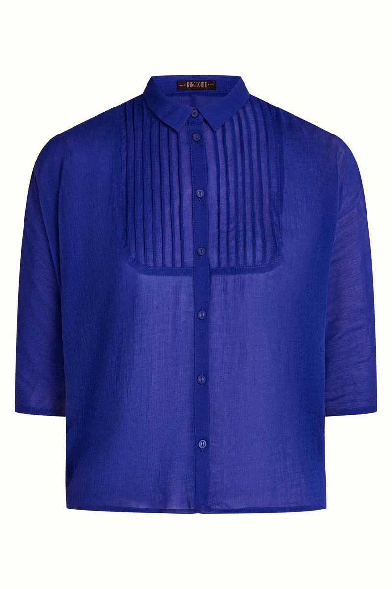 King Louie betta blouse capo bluing