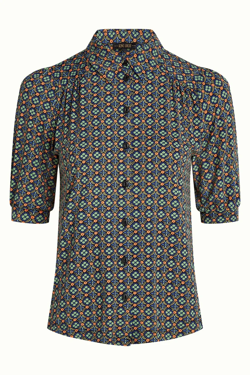 King Louie carina blouse sintra bluing