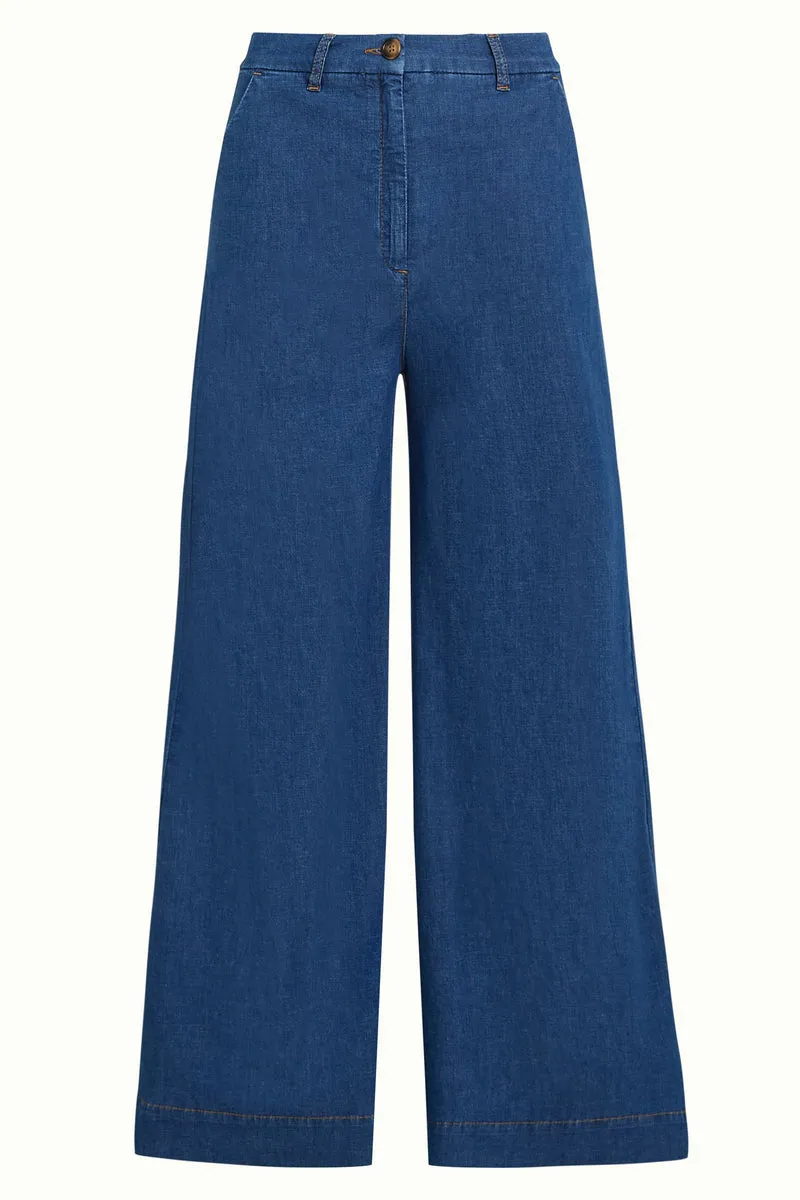King Louie peppa pants chambray denim blue