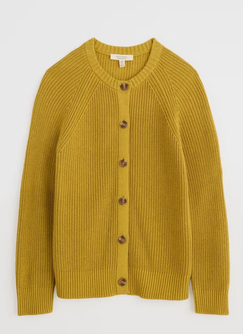Seasalt Cornwall potters meadow cardigan chamomile