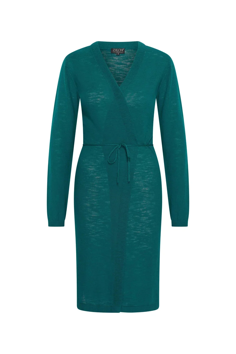 Zilch cardigan long emerald