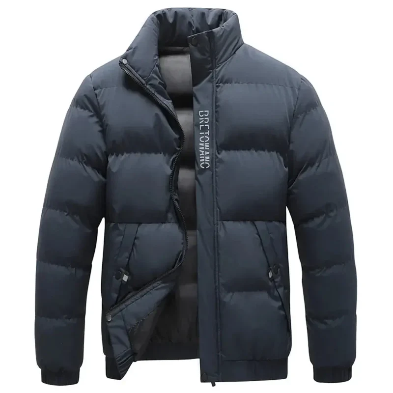 Heren Winterjas met Kraag – Water- en Winddicht