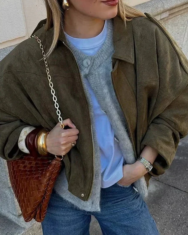 Jodi | Luxe Suėde Jas met Oversized Pasvorm