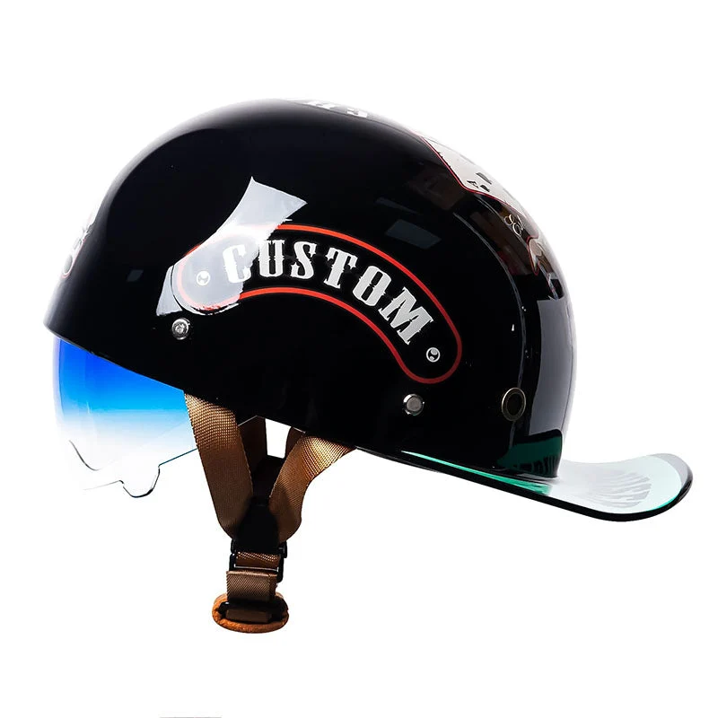 Motorfiets Baseballhelm - DOT-goedgekeurd