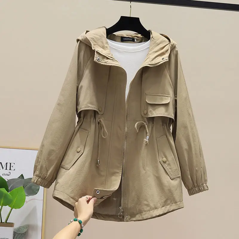 Hannah | Trenchcoat met Capuchon en Trekkoord