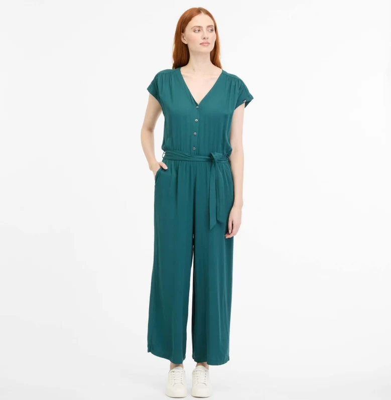 Ragwear glina jumpsuit ocean green