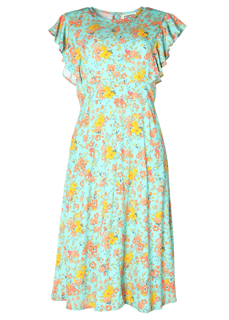 Circus clothing dress pastel floral