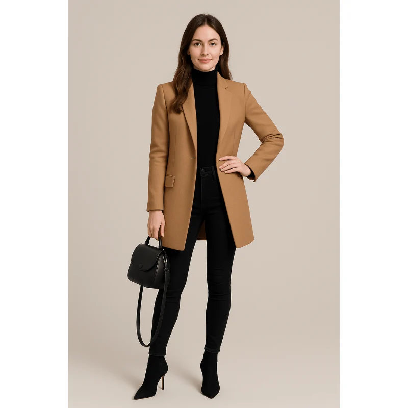 Valeria Full-Length Trenchcoat – Elegante Getailleerde Damesmantel