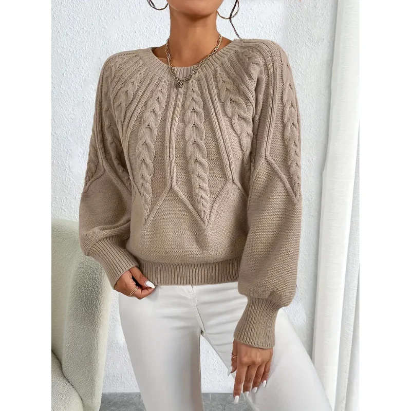 Cable Classic Knit – Dames TruI met Kabelpatroon