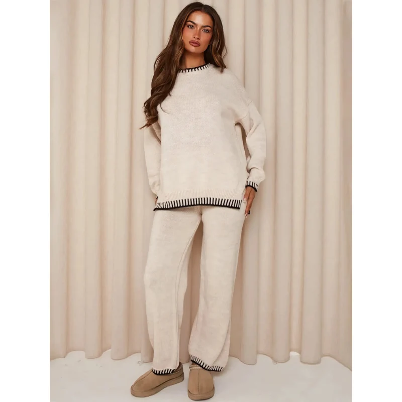 Dames Knit Set SerenaCozy – Lounge Comfort & Street Style Chic