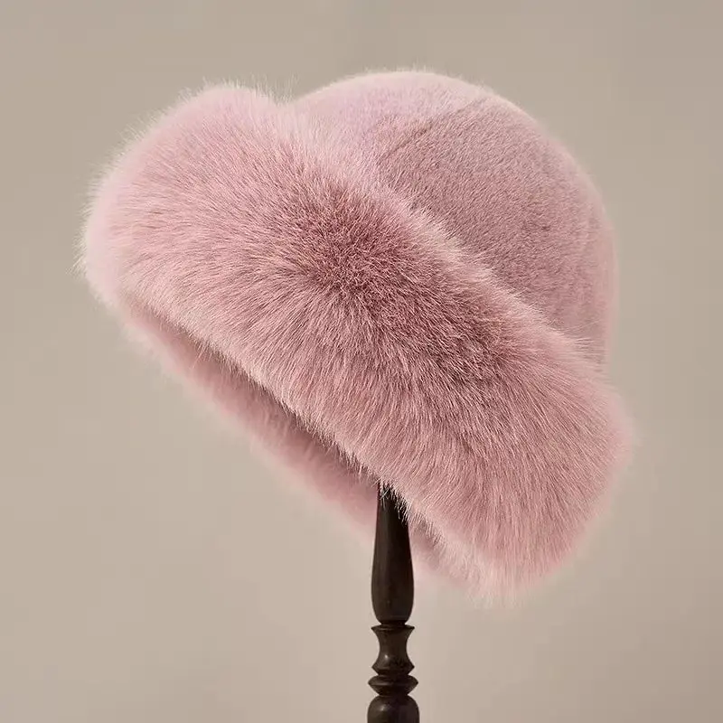 Dames Faux Fur Wintermuts FioraLuxe – Warm, Zacht & Statement Chic