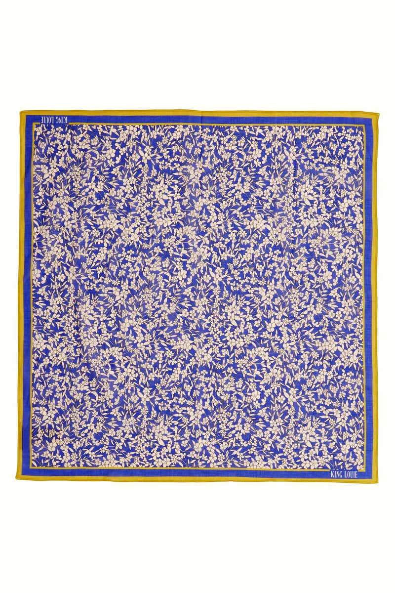 King Louie scarf cotton paradis bluing