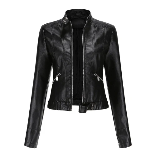 Dames Elegante Jas met Ritssluiting