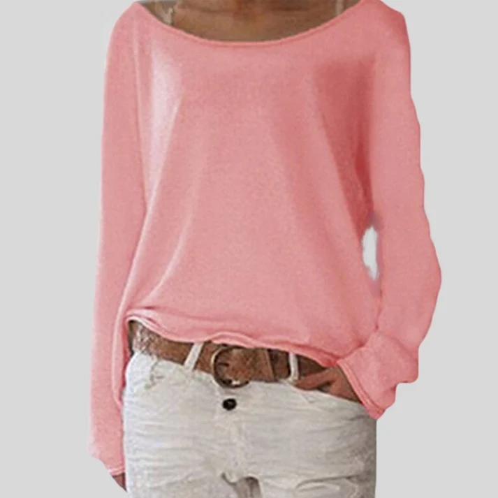 Janice | Losvallende Boothals Top