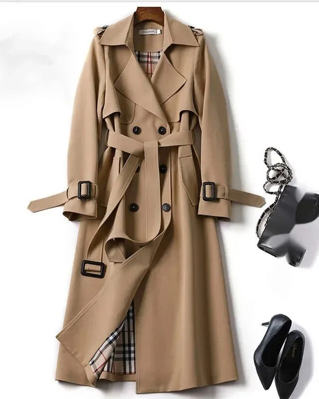 Camille | Klassieke Trenchcoat met Tailleceintuur