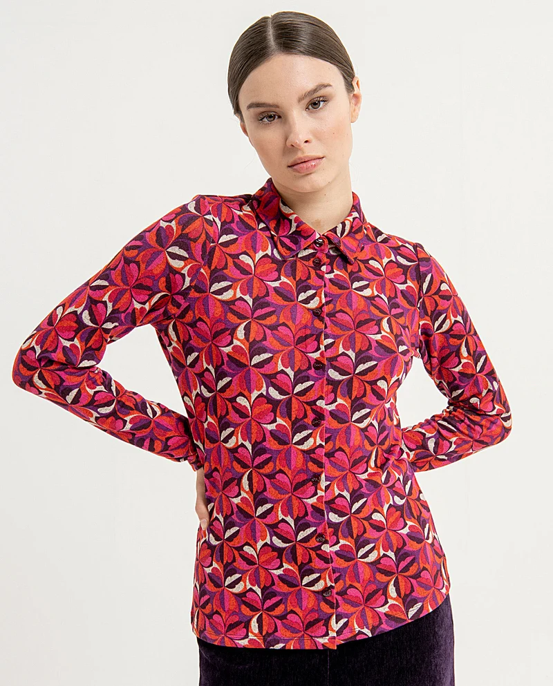 Surkana basic shirt red