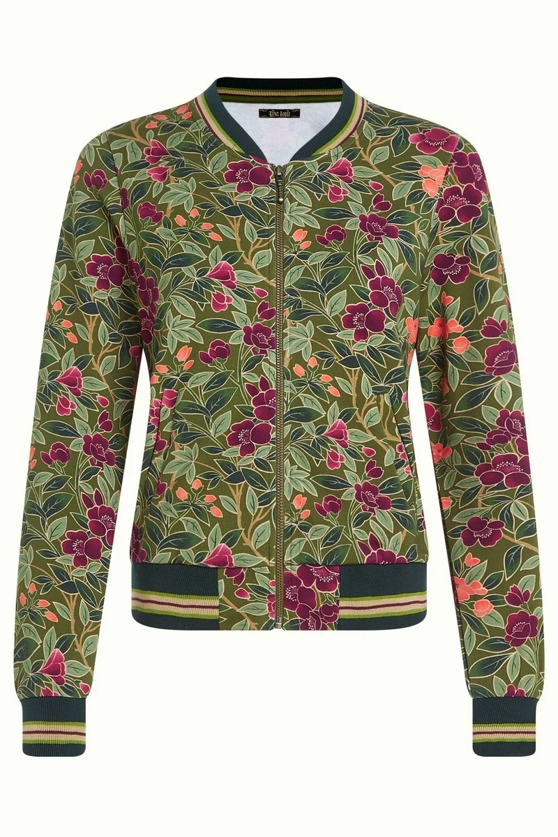King Louie Bessie Jacket Bellevue Olive Green