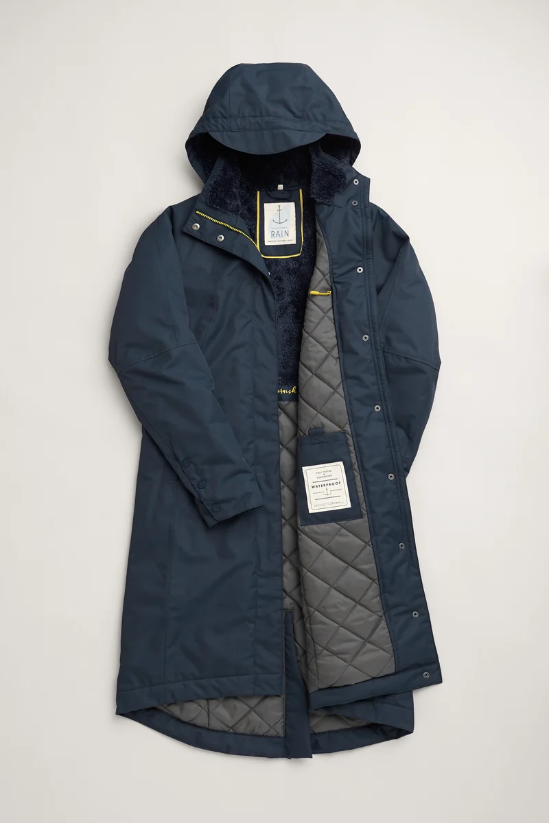 Seasalt Cornwall Janelle Coat Squid Ink