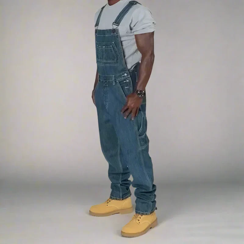 Moderne Denim Overall Heren | Comfortabele Werkkleding