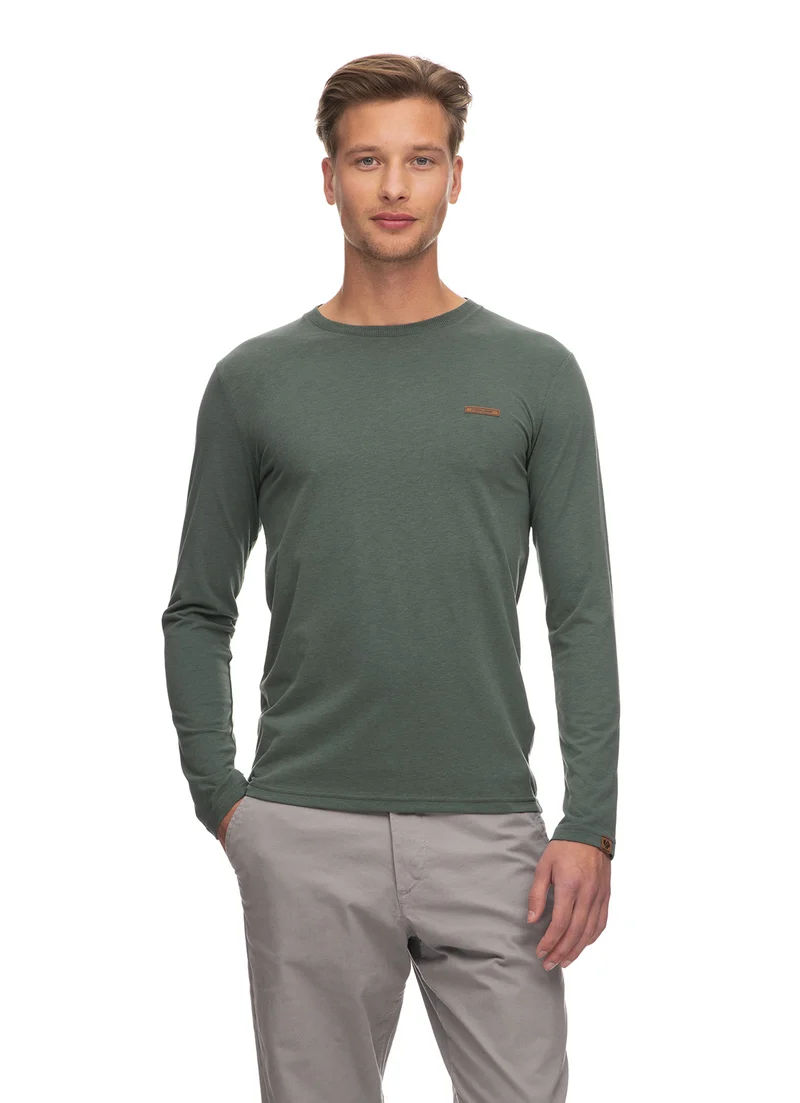 Ragwear longsleeve zaki pine green