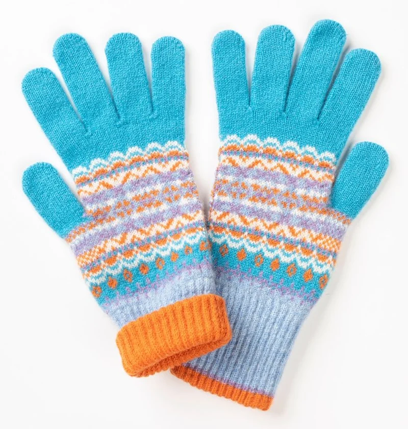 Eribe alloa gloves blue iris