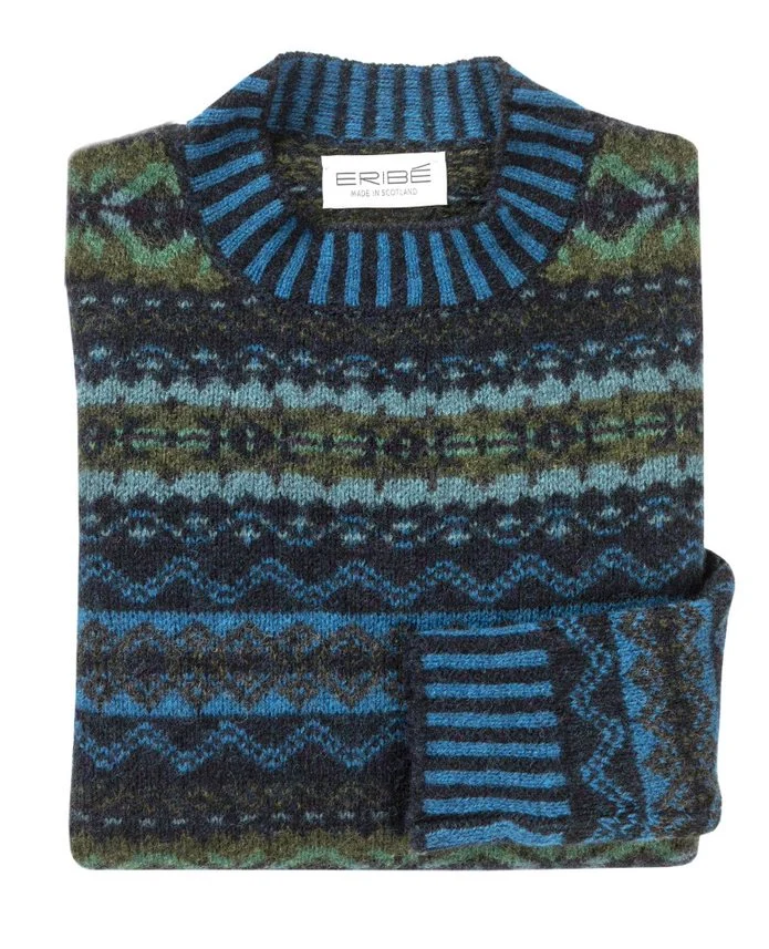 Eribe Brodie sweater kingfisher