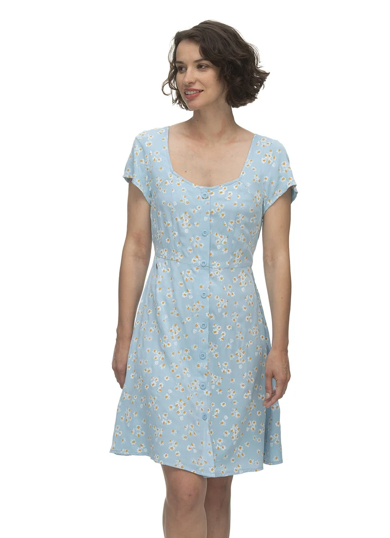 Ragwear dress anerley light blue