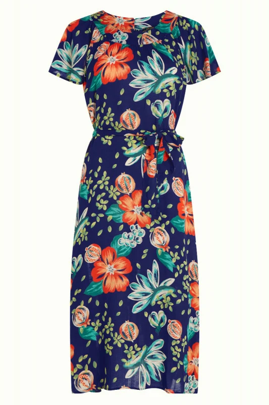 King Louie Talia dress Guava